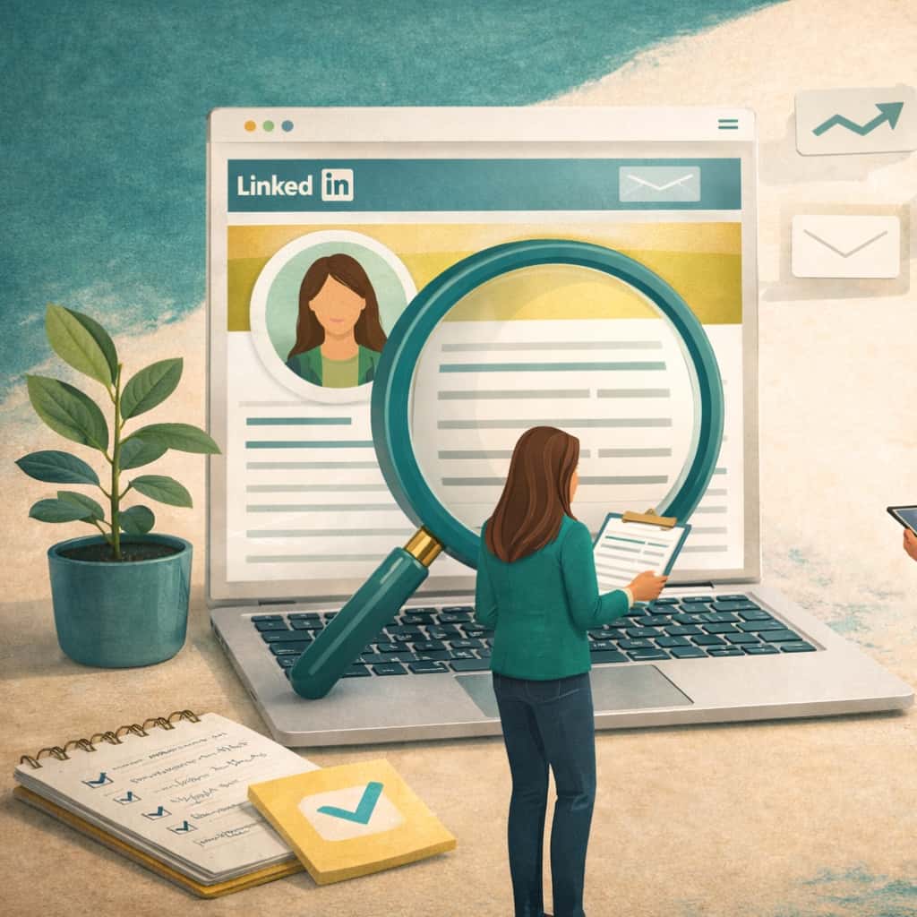 LinkedIn Profil Bewerbung